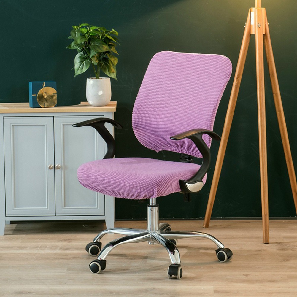 Split chair cover office computer armrest half chair cover elastic swivel chair cover wholesale