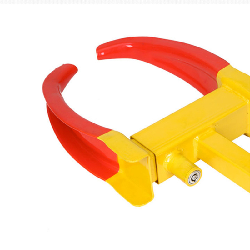 Horn vise lock property car anti-theft lock vise type car tire lock household thickened horn wheel lock