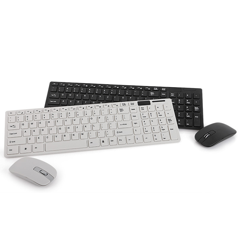 Manufacturer K06 Ultra-Thin Wireless Keyboard and Mouse Set USB Computer Notebook Keyboard Home Office Keyboard with Keyboard Film