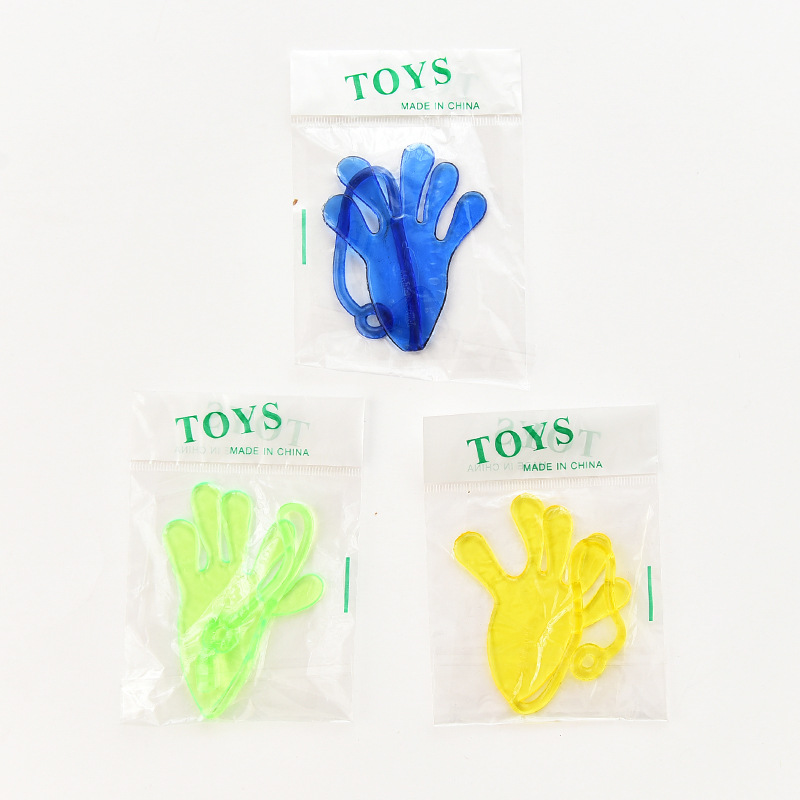 Post-80s nostalgic toys elastic telescopic sticky palm climbing wall palm trick toy trick small size small hand