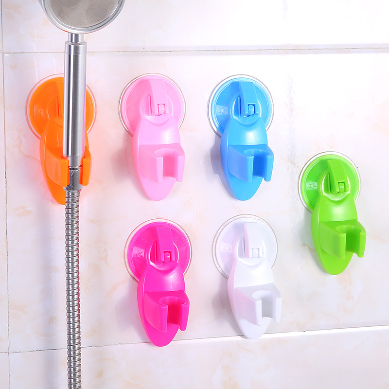 Bathroom Shower Holder, Punch-Free Base, Traceless Bathtub Paste, Shower Head Support, Non-Slip and Waterproof