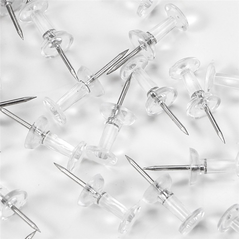 Factory wholesale transparent I-shaped nail painting creative pushpin art nail push nail Cork pushpin photo message nail