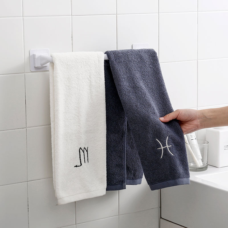 Towel Rack Bathroom Storage Rack Hanger Hanger Rag Suction Punch-free Kitchen Bathroom Toilet Towel Bar