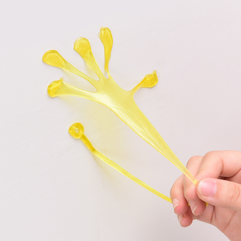 Post-80s nostalgic toys elastic telescopic sticky palm climbing wall palm trick toy trick small size small hand