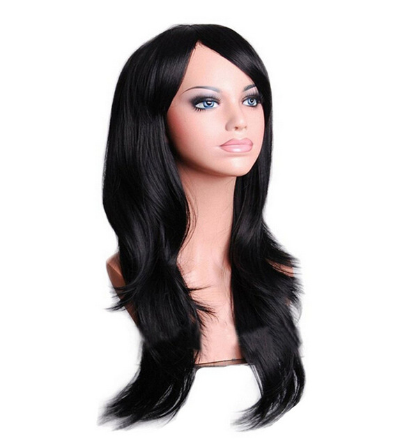 cos long roll animation cosplay color European and American wigs foreign trade Golden explosions factory direct spot 70cm