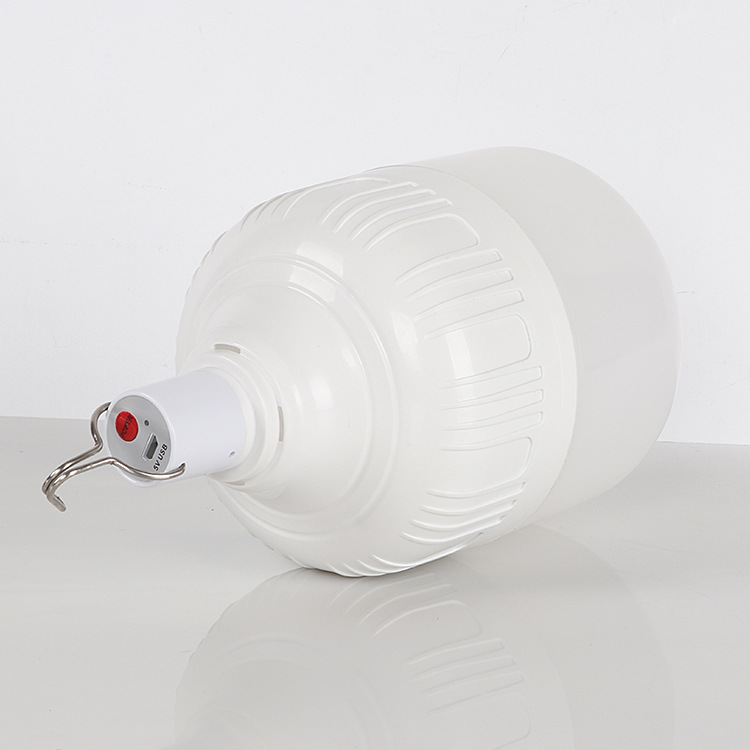 Led Rechargeable Light Bulb for Night Market Stalls, Home Use during Power Outages, Emergency, Ultra-Bright Outdoor Camping, Long-Lasting Lighting