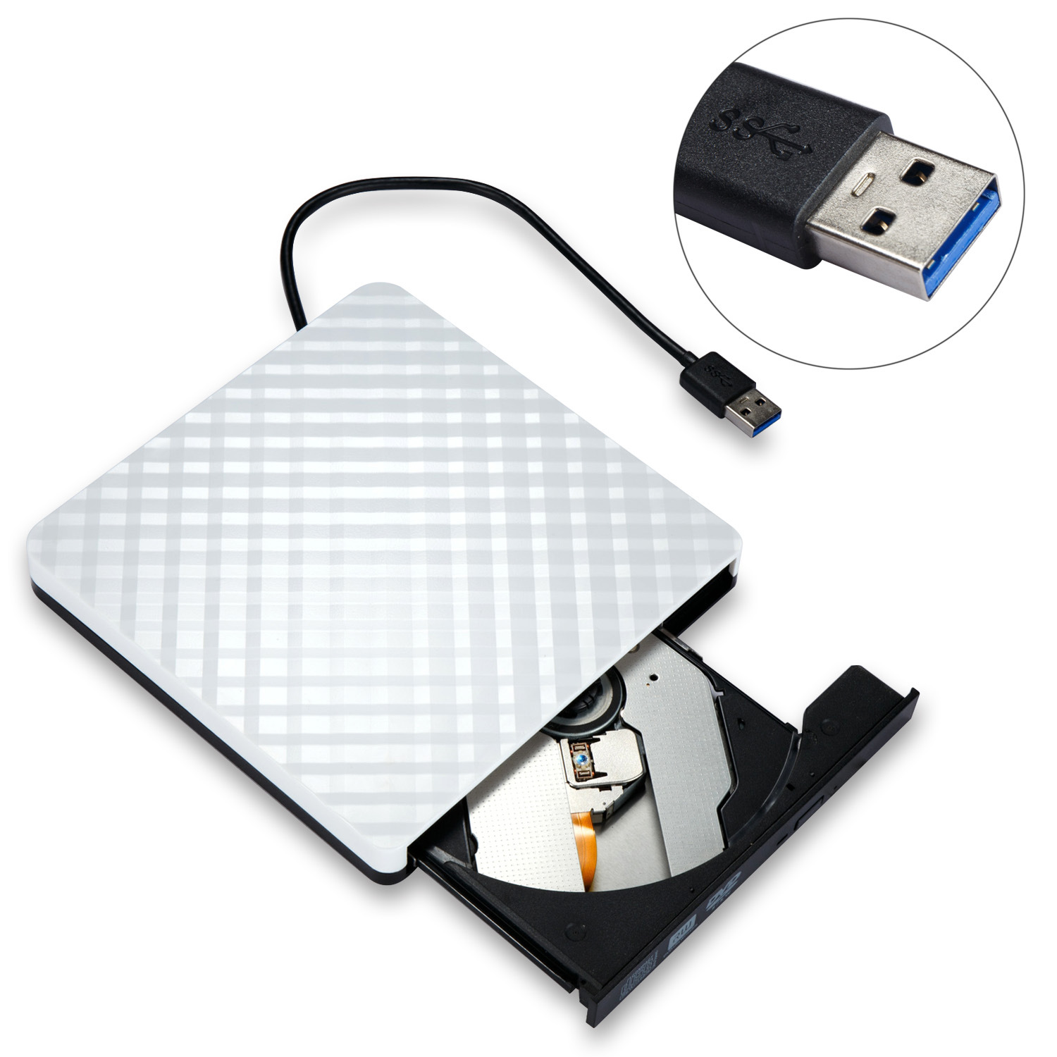 Factory direct corrugated neutral usb3.0 external DVD burner neutral 3.0 External optical drive portable