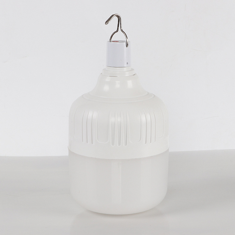 Led Rechargeable Light Bulb for Night Market Stalls, Home Use during Power Outages, Emergency, Ultra-Bright Outdoor Camping, Long-Lasting Lighting