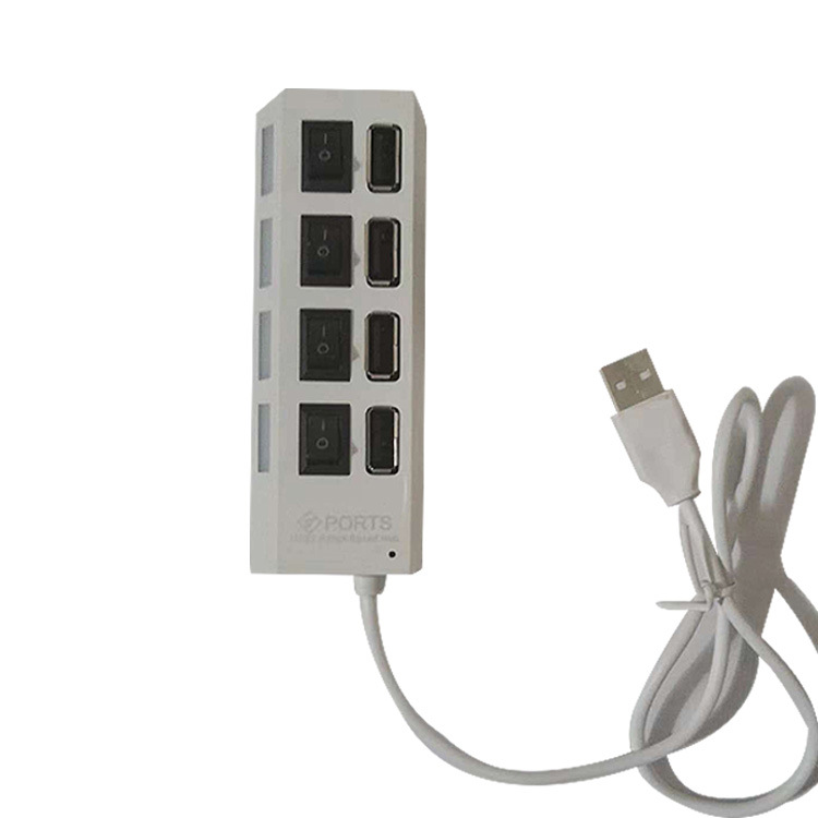 Wholesale 4-port high-speed usb2.0 splitter hub hub expansion port computer conversion usbHUB hot sale