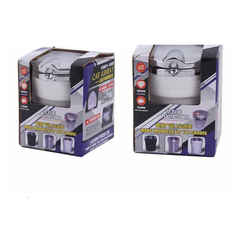 Auto supplies wholesale car ashtray with LED lights car ashtray factory direct supply