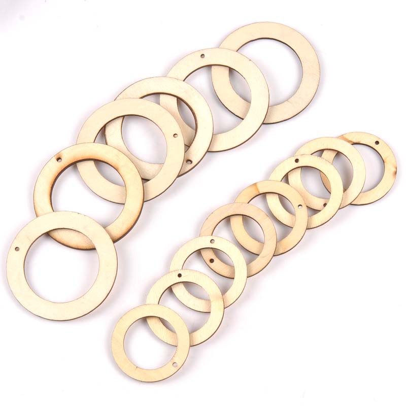 diy jewelry accessories wooden pendant ring pendant earrings AliExpress Hot Selling U-shaped pendant spot wholesale