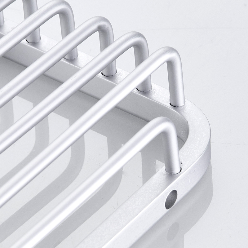Space Aluminum Soap Net Aluminum Soap Rack Soap Rack Soap Box Soap Box Bathroom Toilet