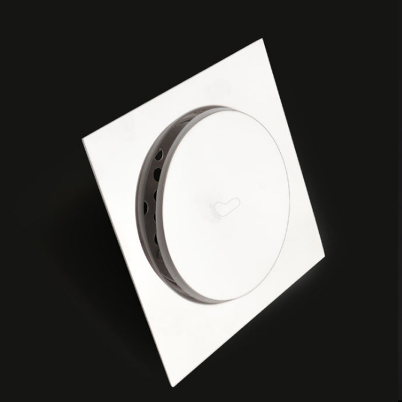 Stainless Steel Bounce Floor Drain Middle East Egypt Floor Drain Square Bounce Deodorant Foot Floor Drain Factory Outlet