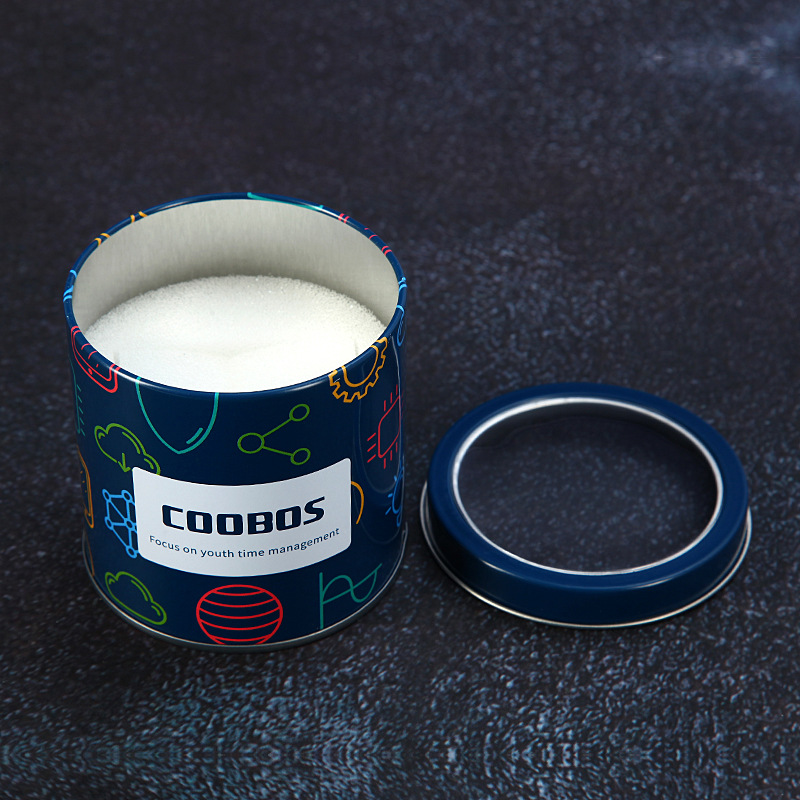 Cool Baoshi original iron box round watch box