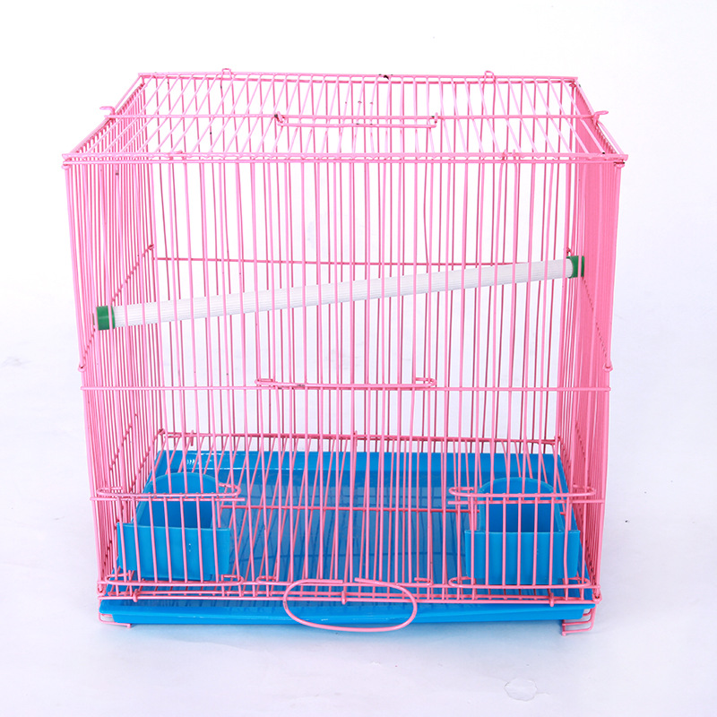 Factory wholesale iron small medium and large group bird cage parrot pigeon cage rabbit cage pet cage breeding cage