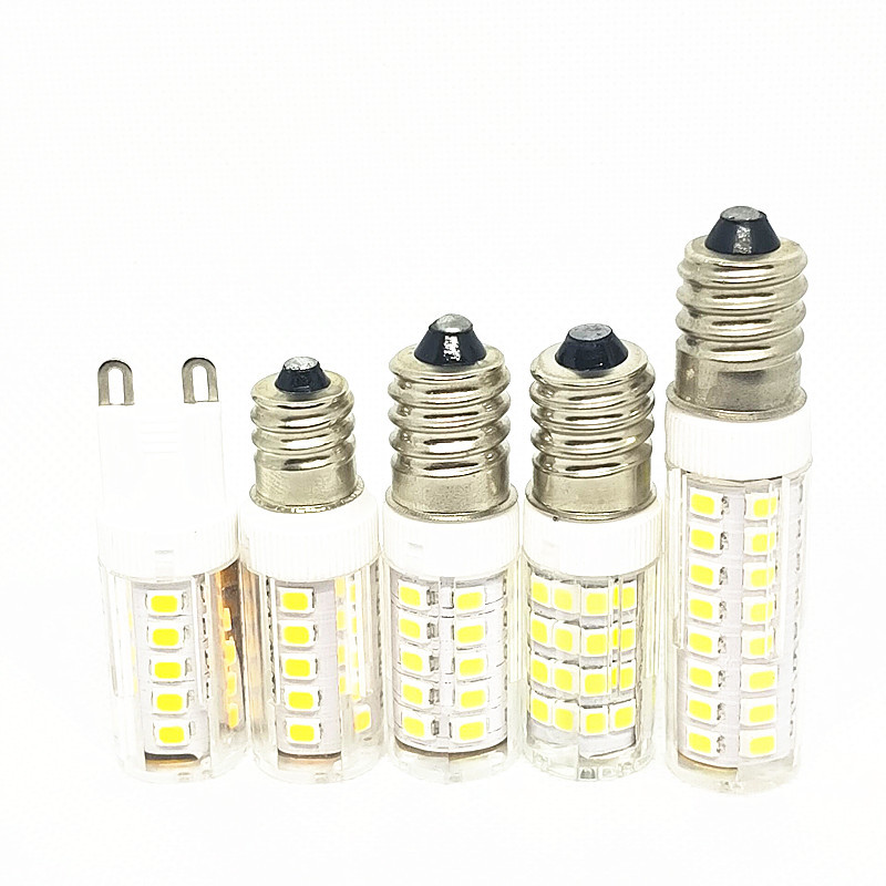 led refrigerator bubble corn lamp bead E14 refrigerator bulb e12 small screw lampblack sewing machine household three-color dimming