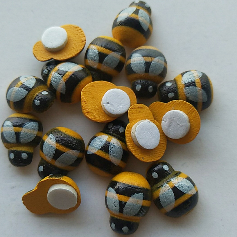 Wholesale Mini Little Bee Micro Landscape Mini Little Bee Wooden Little Bee