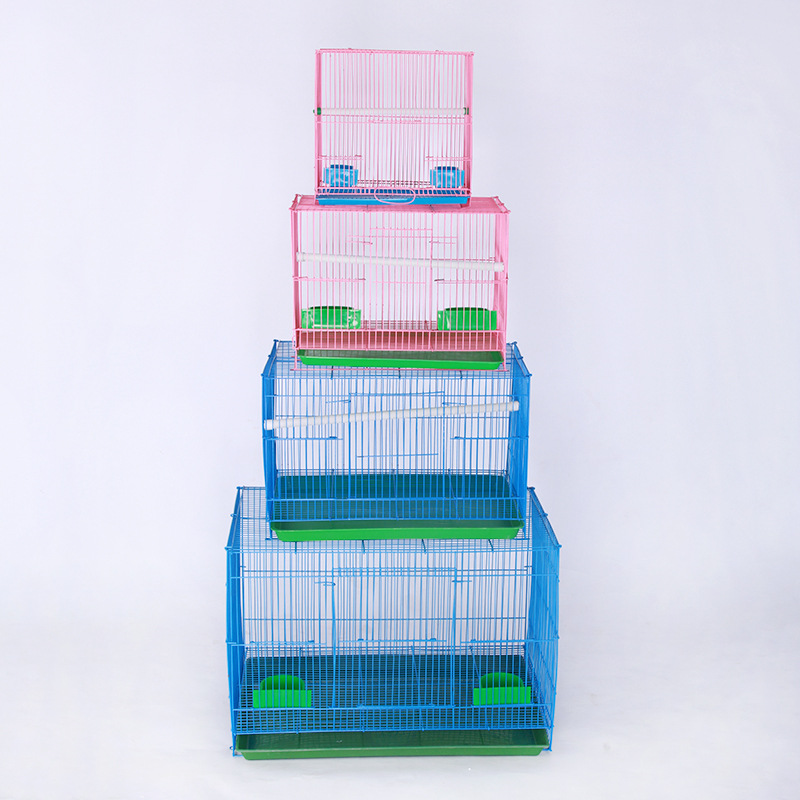 Factory wholesale iron small medium and large group bird cage parrot pigeon cage rabbit cage pet cage breeding cage