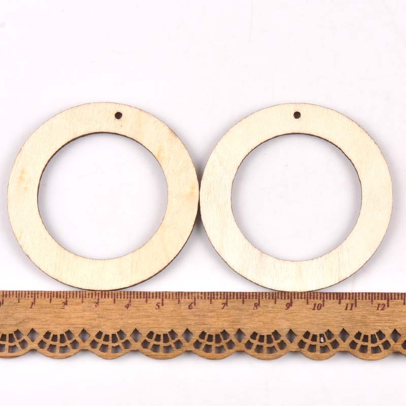 diy jewelry accessories wooden pendant ring pendant earrings AliExpress Hot Selling U-shaped pendant spot wholesale