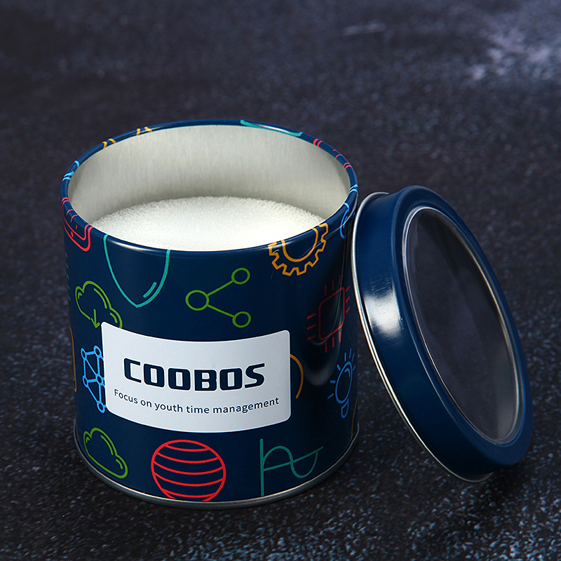 Cool Baoshi original iron box round watch box