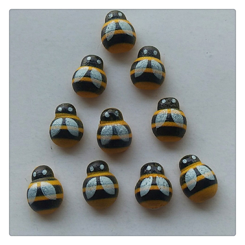 Wholesale Mini Little Bee Micro Landscape Mini Little Bee Wooden Little Bee