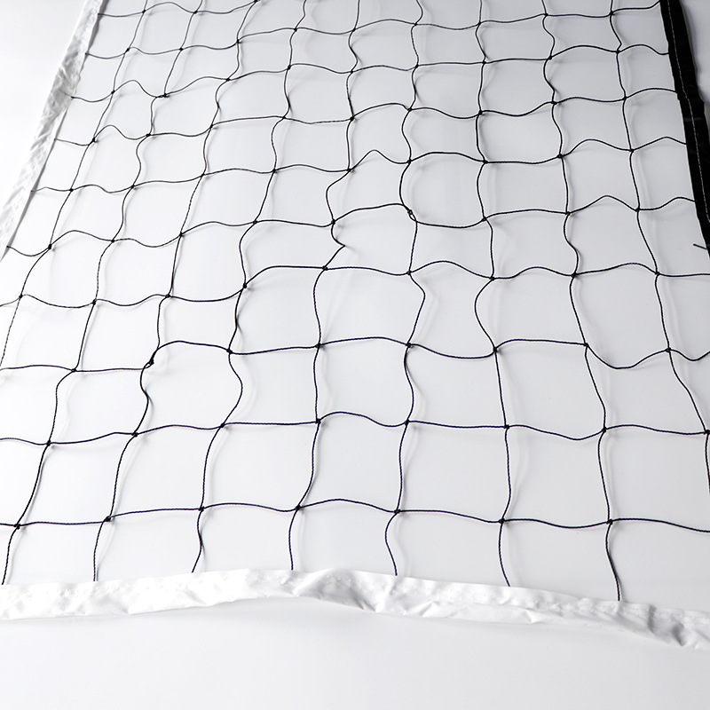 PE native polyethylene portable volleyball net wholesale cross-border standard volleyball net bold volleyball column net