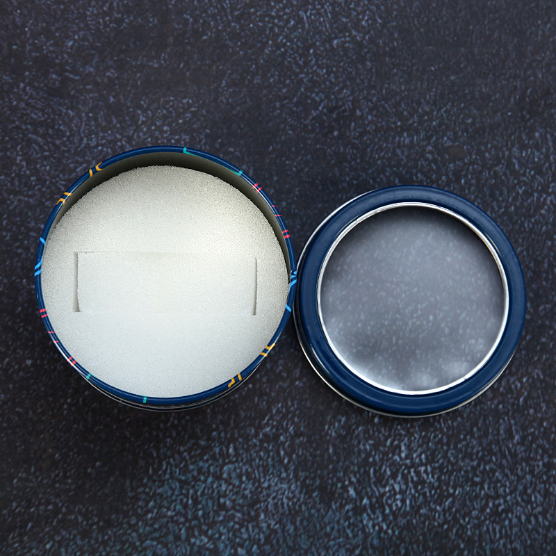 Cool Baoshi original iron box round watch box