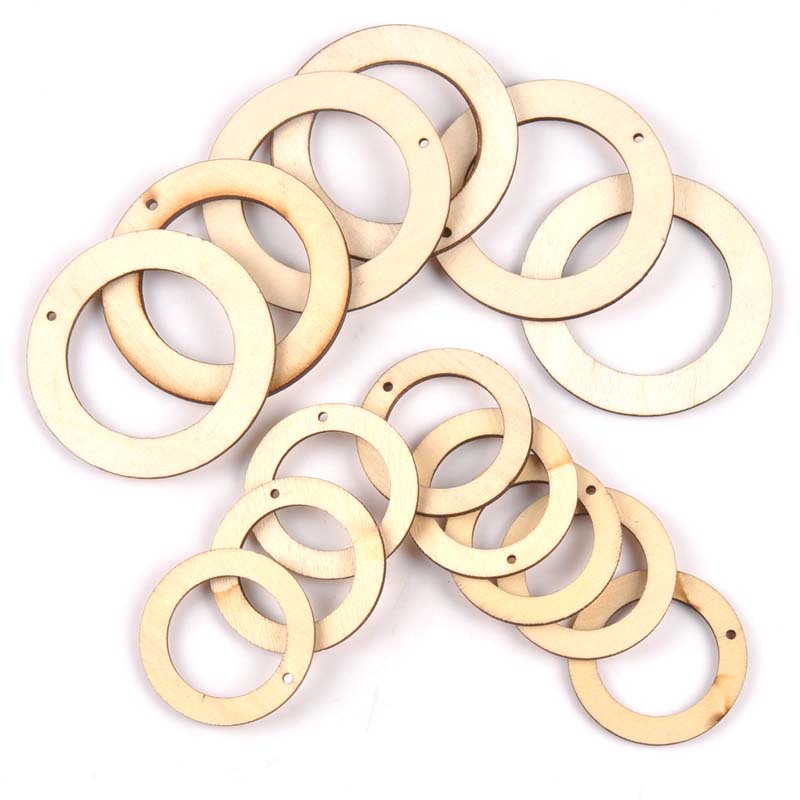 diy jewelry accessories wooden pendant ring pendant earrings AliExpress Hot Selling U-shaped pendant spot wholesale