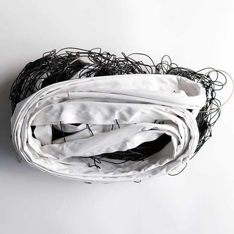 PE native polyethylene portable volleyball net wholesale cross-border standard volleyball net bold volleyball column net