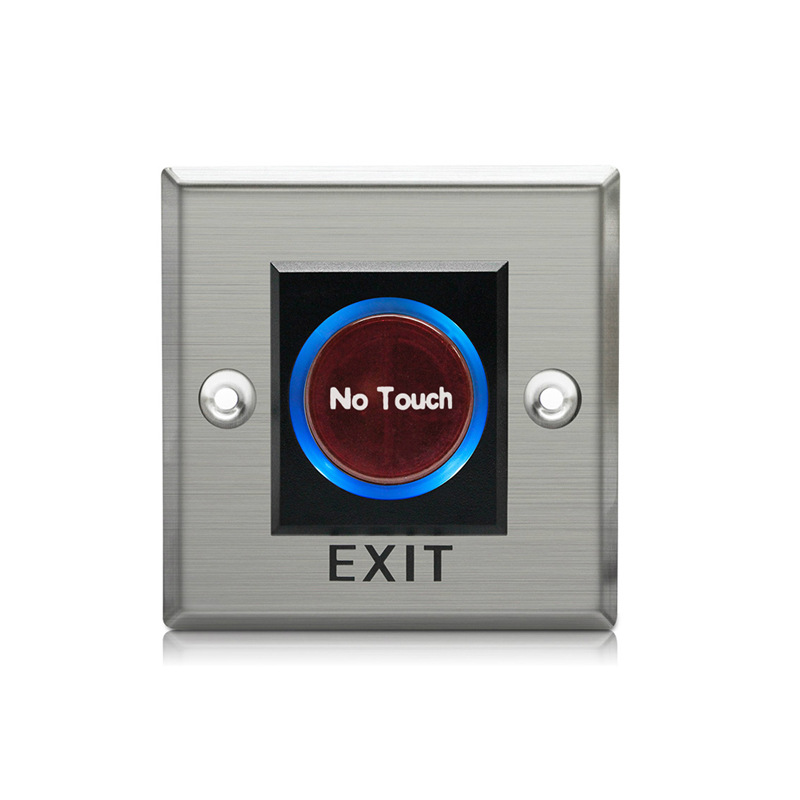 Infrared induction door opening switch narrow automatic door induction access switch 86 type touch door button 12V/24V