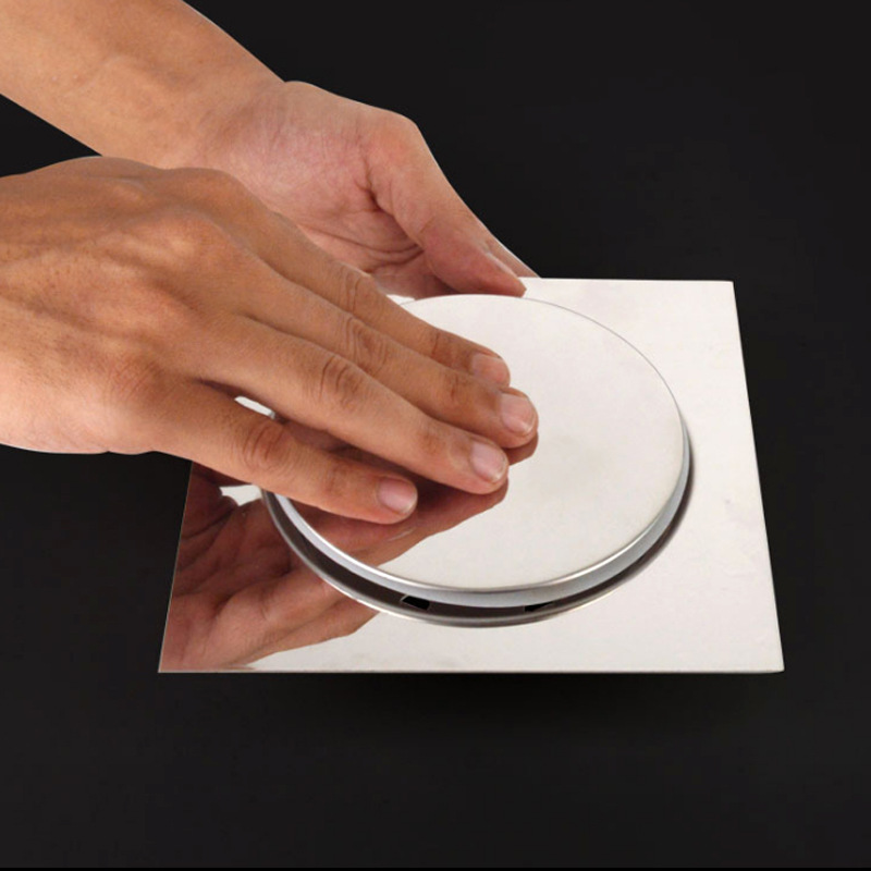 Stainless Steel Bounce Floor Drain Middle East Egypt Floor Drain Square Bounce Deodorant Foot Floor Drain Factory Outlet