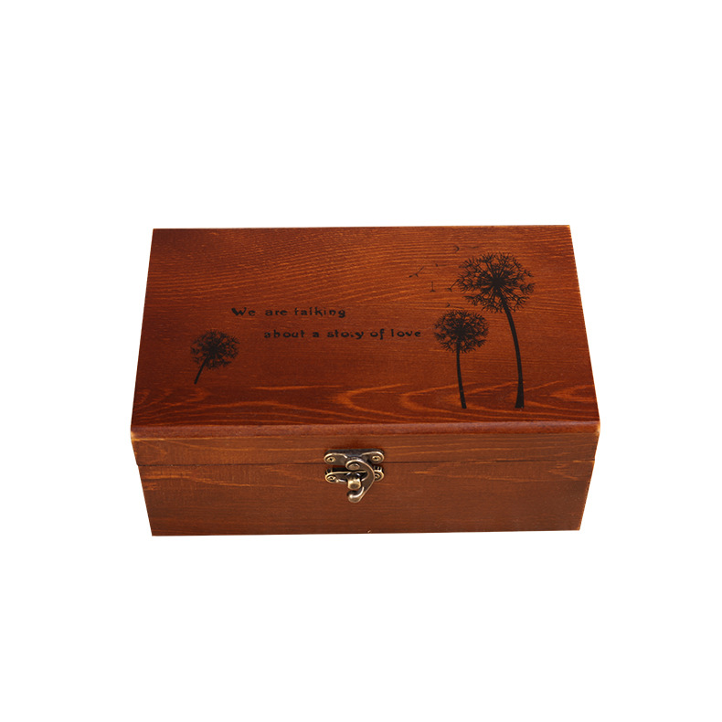 Sewing Box Wooden Storage Box Wooden Storage Wooden Box Household Sewing Portable Desktop Jewelry Storage Wooden Box