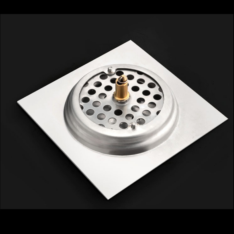 Stainless Steel Bounce Floor Drain Middle East Egypt Floor Drain Square Bounce Deodorant Foot Floor Drain Factory Outlet