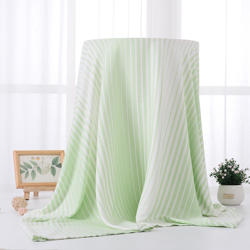 Summer cool bamboo fiber towel quilt single thin cool air conditioning quilt cool cover blanket factory supply