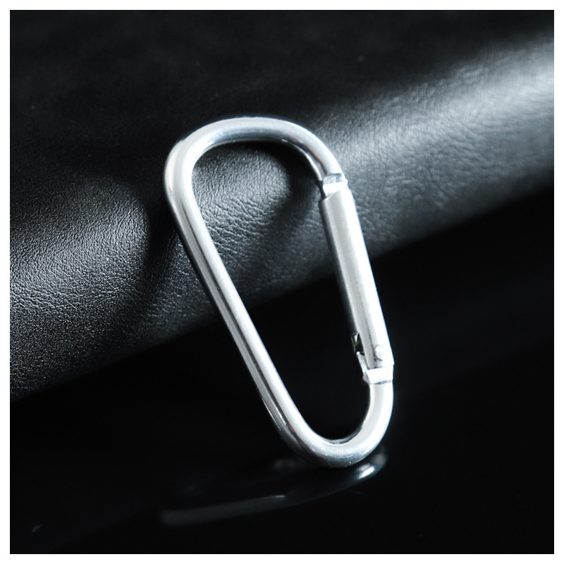 No. 5 carabiner aluminum alloy D-type hanging buckle outdoor rock climbing safety safety buckle spring hook luggage backpack hook