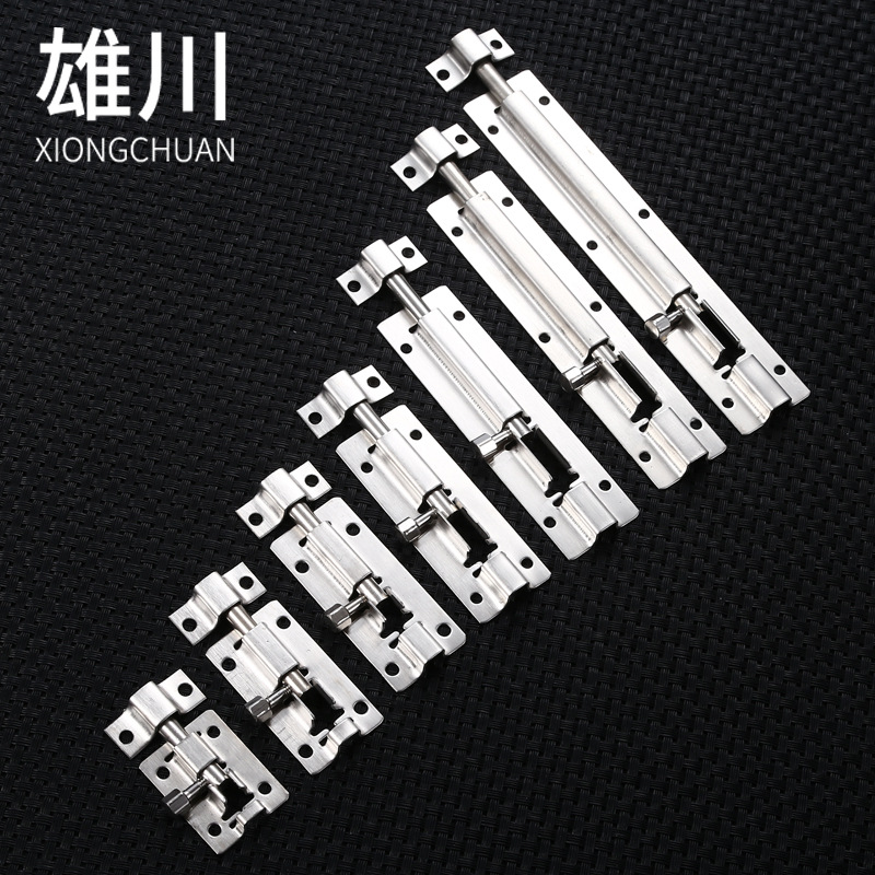 Stainless steel bolt open bolt two-way 1.2 inch bolt Chinese Bolt security door lock bolt