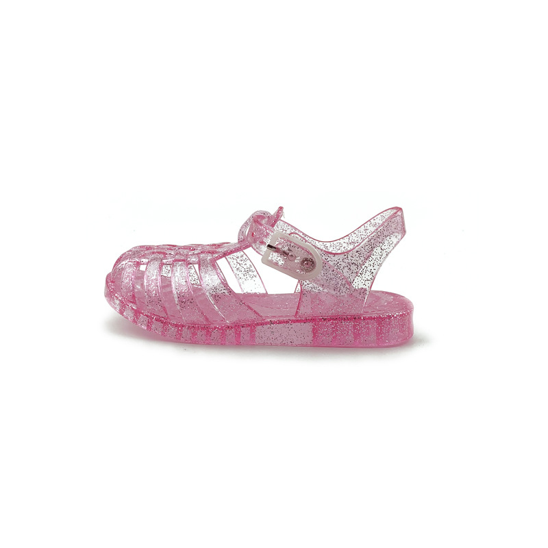 Sandals summer boys and girls crystal shoes 2021 New Korean style simple plastic jelly children's baby shoes fashion