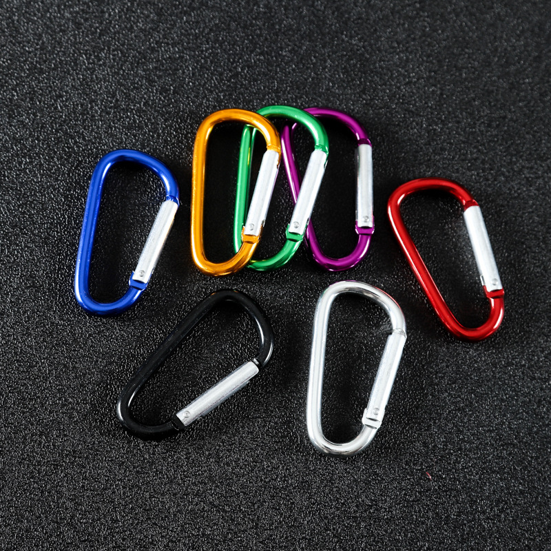 No. 5 carabiner aluminum alloy D-type hanging buckle outdoor rock climbing safety safety buckle spring hook luggage backpack hook