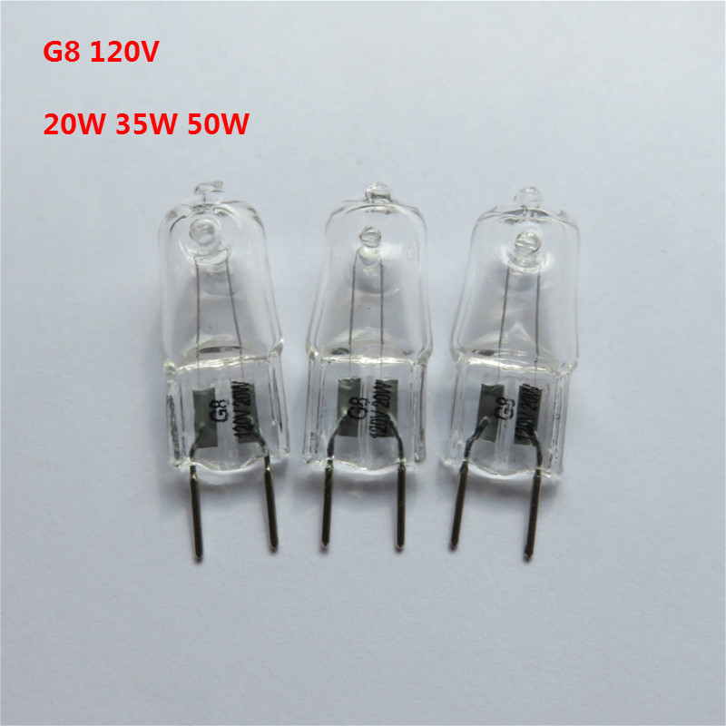 G 8 120V 20W 35W 50W lamp beads halogen tungsten bulb spotlight bulb halogen lamp