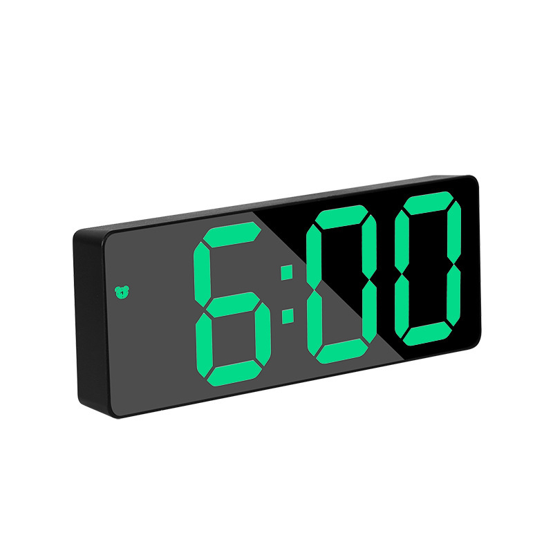 Creative Mirror Alarm Clock Multifunctional Led Clock Cosmetic Mirror Alarm Clock Battery Plug-In Dual-Use Alarm Clock 0711-0712