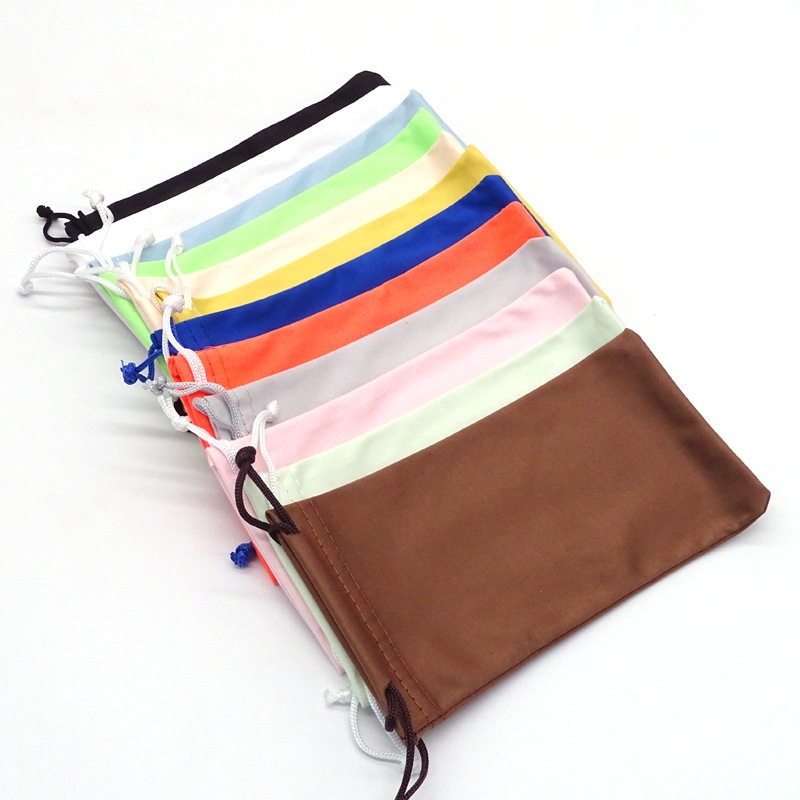 Wholesale microfiber glasses bag bundle bag flannel bag glasses needle one needle two needle three spot supply