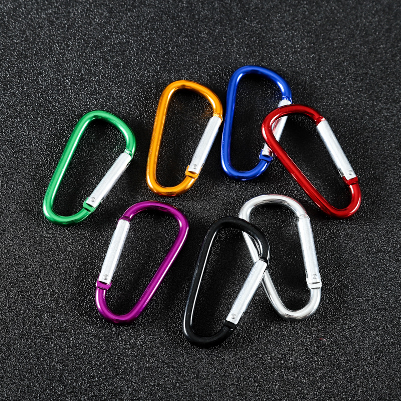 No. 5 carabiner aluminum alloy D-type hanging buckle outdoor rock climbing safety safety buckle spring hook luggage backpack hook