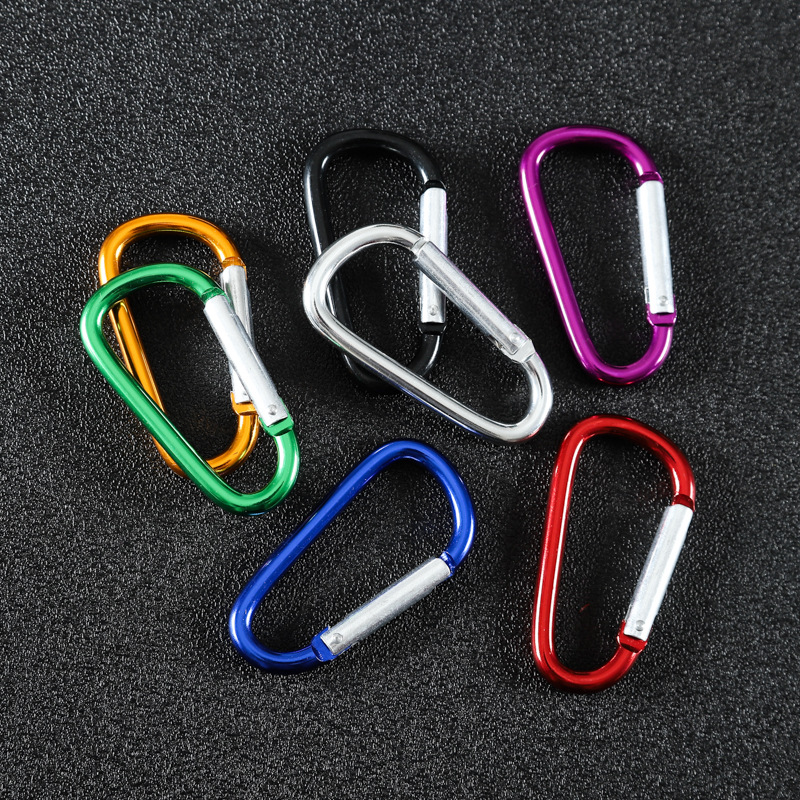 No. 5 carabiner aluminum alloy D-type hanging buckle outdoor rock climbing safety safety buckle spring hook luggage backpack hook