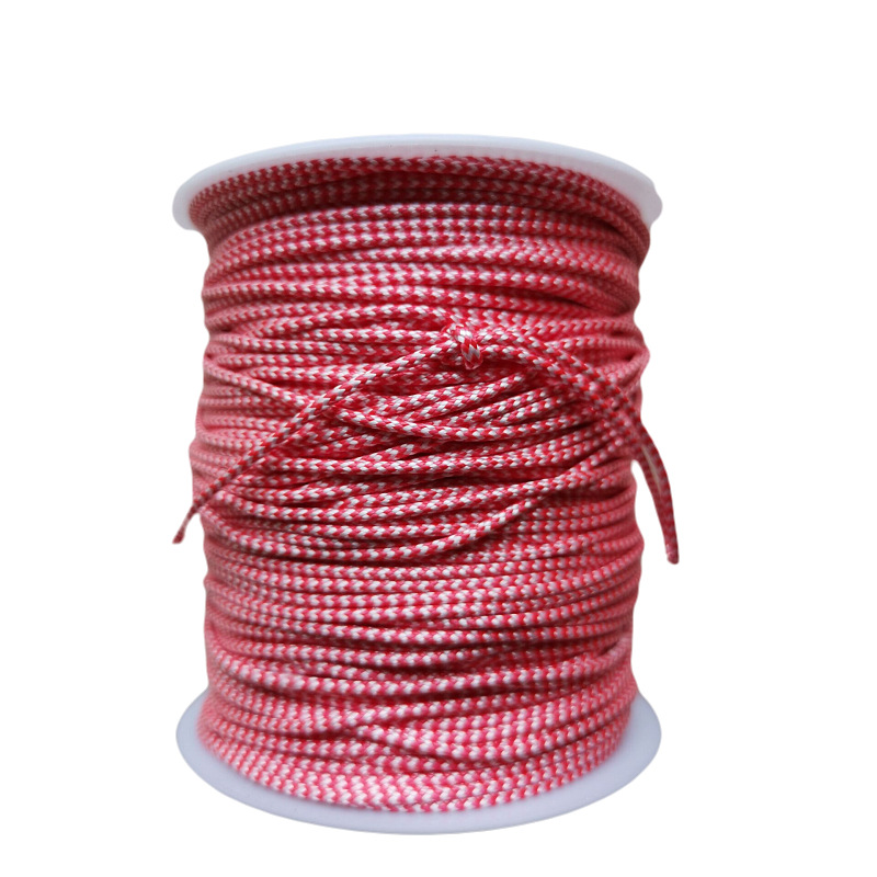 0.5 0.6 0.8mm 8-strand PE line red and white strong horse hook line sea fishing line polyethylene fishing line