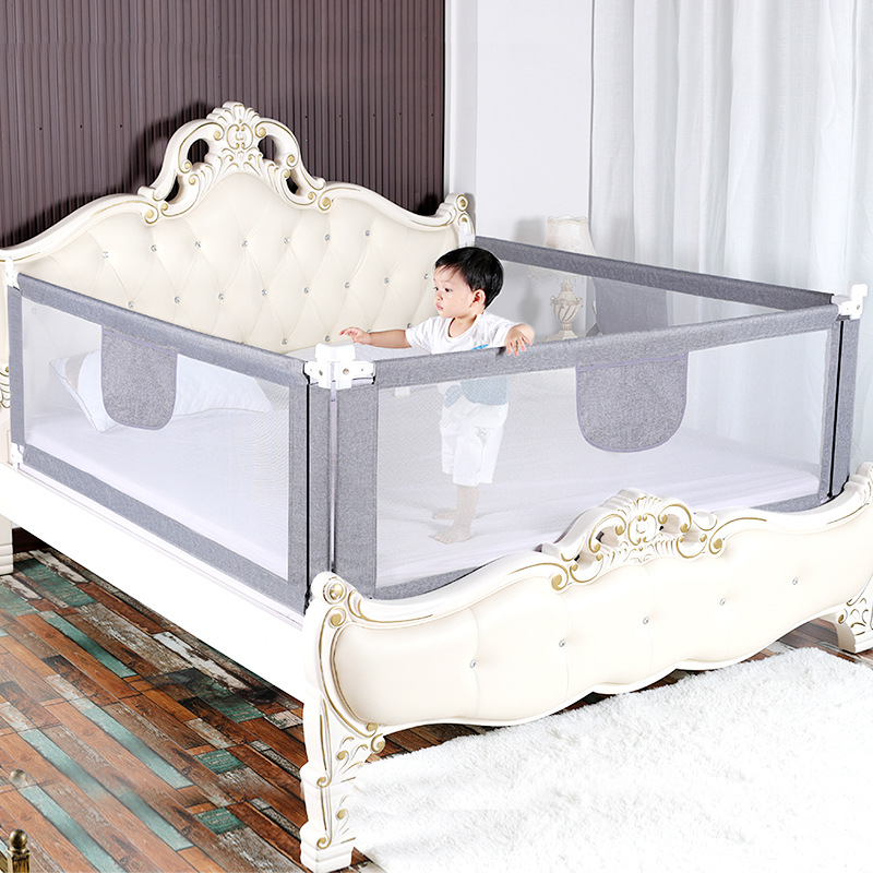 Bed Fence Baby Anti-Fall Guardrail Kids Safety Anti-Fall Bed Large Bedside Baffle Universal Bed Guardrail