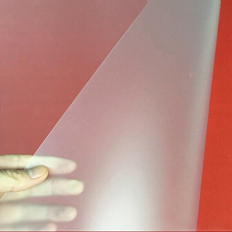 White transparent pvc sheet die-cut special-shaped heat-resistant anti-fog pvc sheet on-demand production frosted pvc plastic sheet