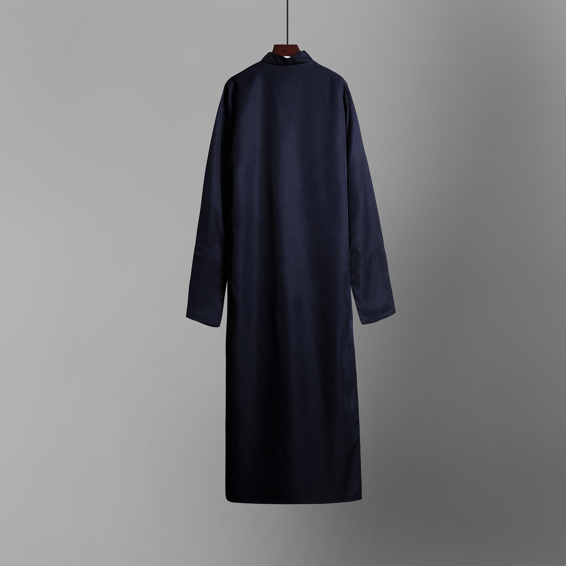 Republic of China robe vest men's long shirt Chinese best man clothing judge gentleman sketch cross talk gown performance clothing men