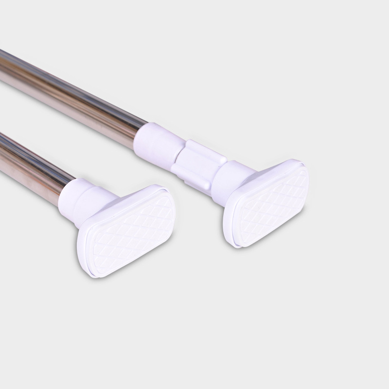 Manufacturers hot-selling non-perforated telescopic rod non-perforated shower curtain rod stainless steel telescopic shower curtain rod