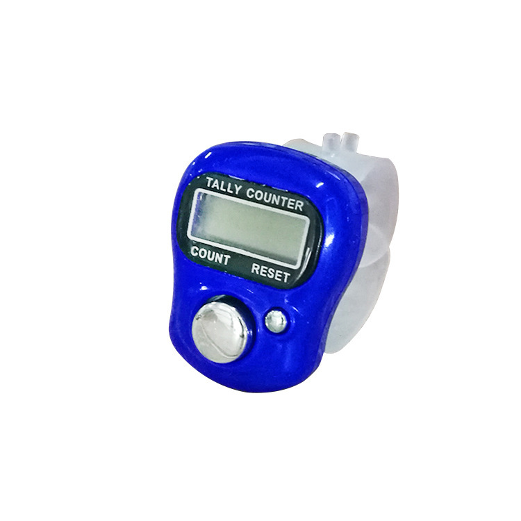 Wholesale manual button counter electronic counter small counter finger ring counter foreign trade