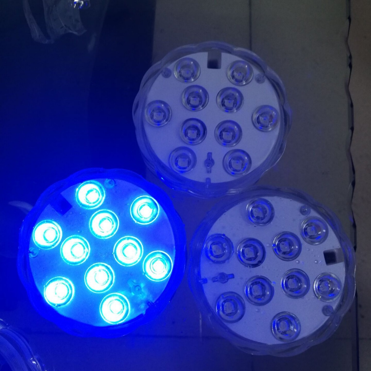 Diving Light Swimming Pool Light Underwater Light 24 Keys Remote Control Rgb Colorful Led Pool Light 7cm Waterproof Fish Tank Light